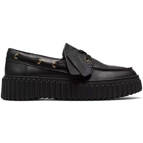 Clarks Slips on Torhill Boat Črna Slike