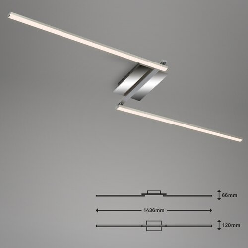 BRILONER 3500-018 - led plafonski luster staff 2xLED/6W/230V Slike