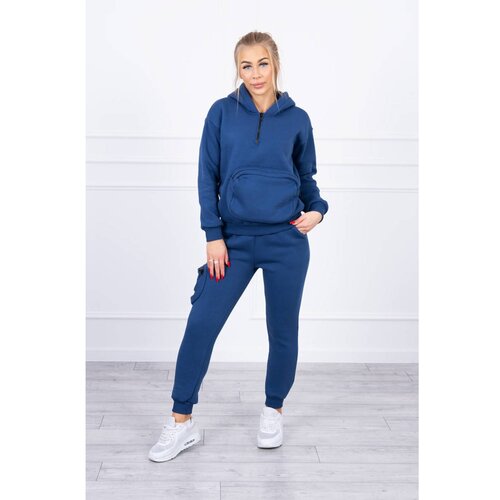 Kesi Insulated set with a decorative pocket jeans Slike