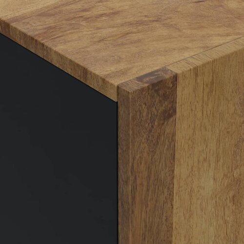  Komoda s 4 vrata 60 x 33 x 75 cm od masivnog drva manga Slike