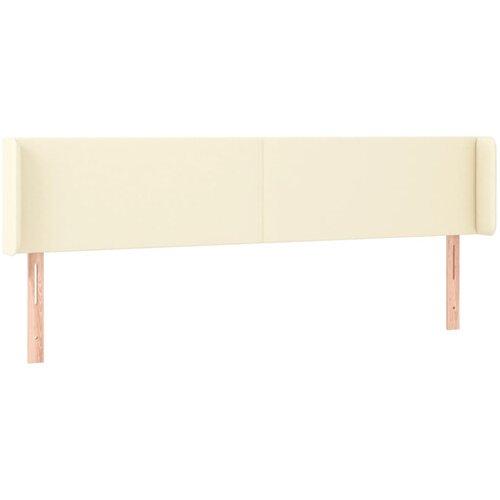 vidaXL Vzglavje z ušesi krem 203x16x78/88 cm umetno usnje, (20952405) Cene