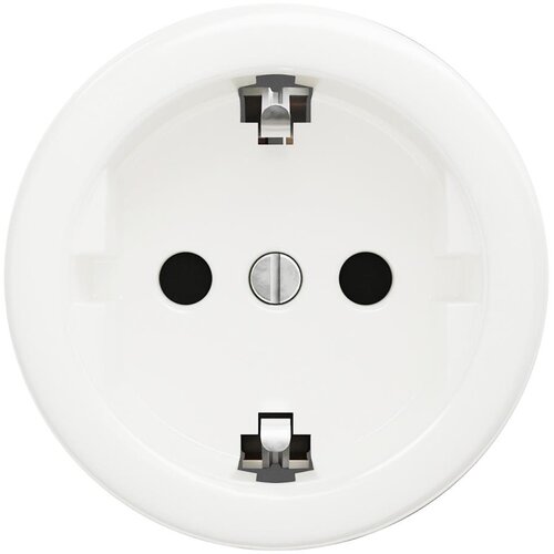  Kliklap - Retro kućna utičnica bez okvira SCHUKO 230V/16A snežno bela Cene