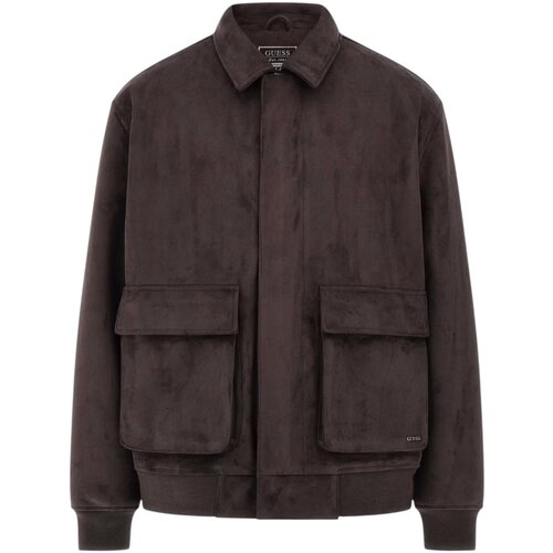 Guess Jakne RYAN FAUX SUEDE JACKET M5BL25 K0840 Slike