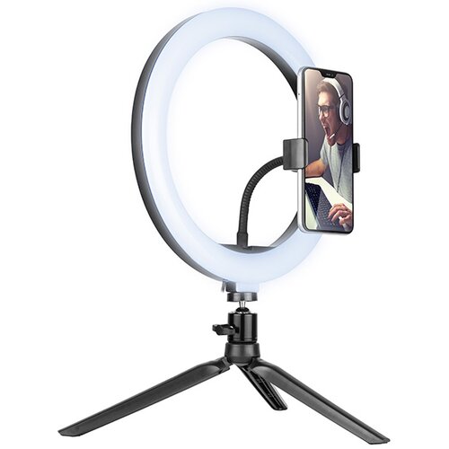 Tracer Lampa, LED, sa mini tripod postoljem, 10W - LED RING LAMP 26cm, MINI TRIPOD, Bijela Cijene