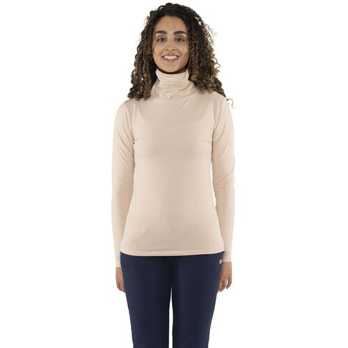 Leone 1947 Majice z dolgimi rokavi Woman High Collar T-Shirt Never Without Rumena Slike