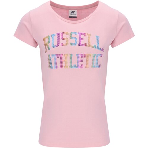 Russell Athletic AUTUMN S/S CREWNECK TEE SHIRT, ženska majica, pink A41011 Cene