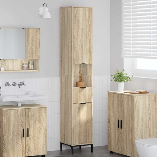  Kupaonski ormar s ladicama Sonoma hrast 31,5 x 33 x 190 cm Cijene