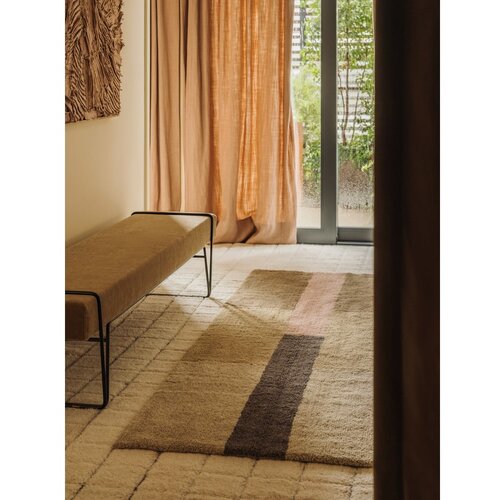 Lorena Canals Ručno rađena vunena staza 80x230 cm Chroma Dusty Pink &amp;ndash; Slike