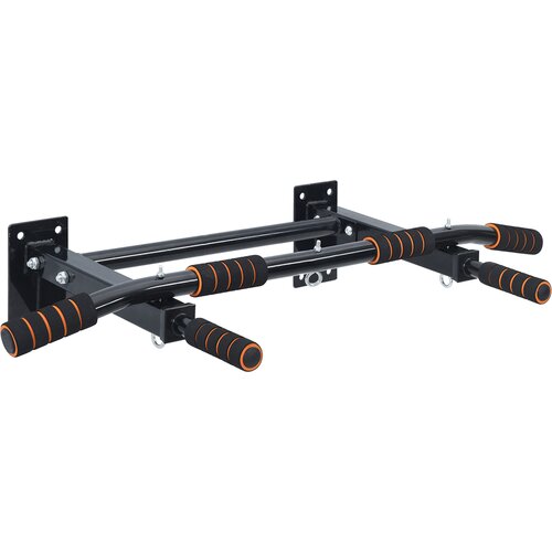 vidaXL Pull Up Bar Stenski 150 kg Jeklo Cene