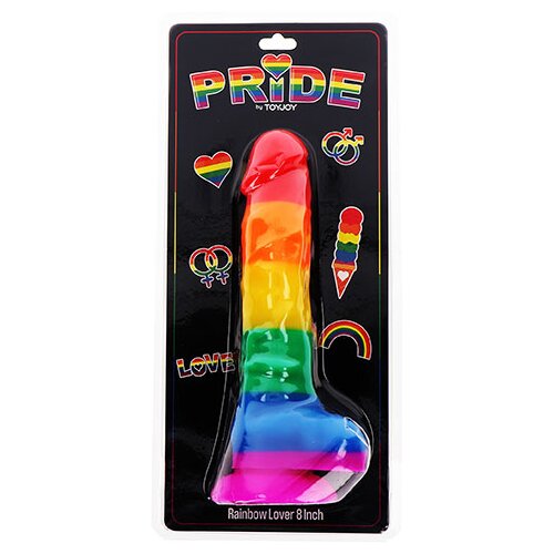 Toy Joy Pride Rainbow Lover 8 Inch Cene