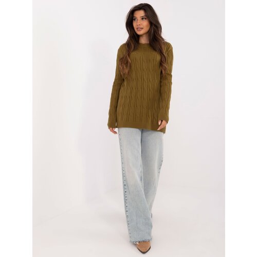 Wool Fashion Italia Sweater-AT-SW-2343.88-olive Slike