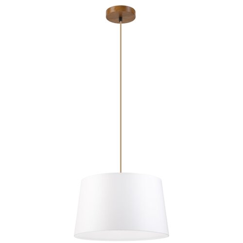  Visilica na sajli AIDA 1xE27/60W/230V &amp;Oslash; 35 cm hrast/braon/bela Slike