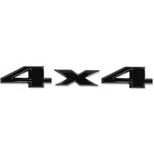 24FASHION-DE Samolepilna značka z emblemom Cars 4x4 14,5x2,2 cm črna, (21215273)