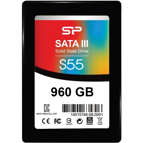 Silicon Power SSD Slim S55 960GB 2.5i SP960GBSS3S55S25 Slike