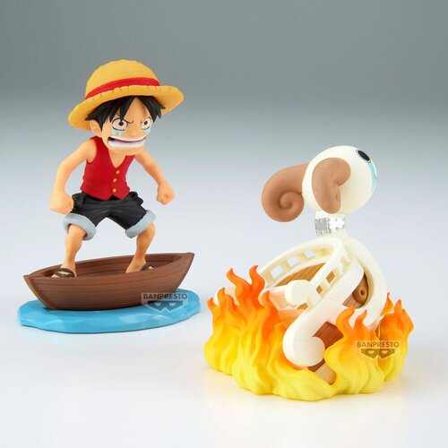 Banpresto One Piece Luffy i Going Merry Log Stories figura 8cm Slike