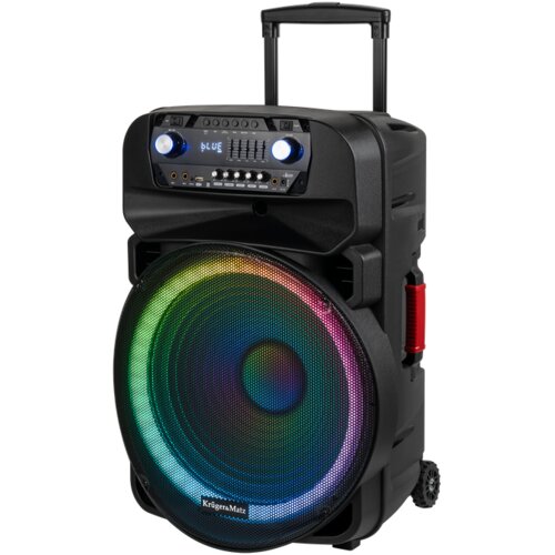  Aktivni zvučnik (s 2 UHF bežična mikrofona, SD, Bluetooth, FM, USB, LED) 60 W Slike