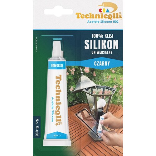 Shumee UNIVERZALNO SILIKONSKO LEPILO ČRNO 20ML, (21386033) Cene
