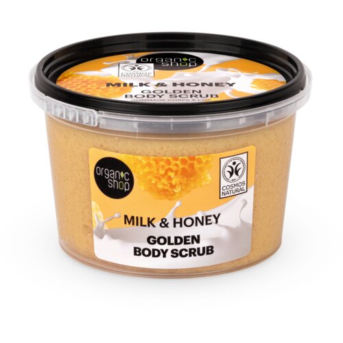 Organic Shop Golden Body Scrub Milk & Honey - 250 ml Cijene