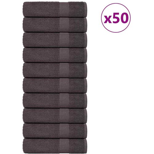 vidaXL Brisače za roke 50 kos FROGN antracit 50x100 cm 100% bombaž Cene