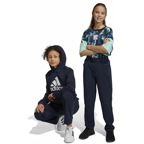 Adidas Otroške hlače U CE DW mornarsko modra barva