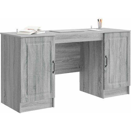  Stol Siva sonoma 142,5 x 50 x 75 cm Konstruirano drvo Slike