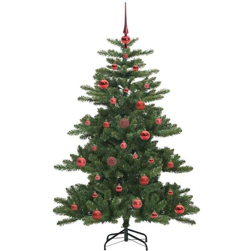  Umjetno božićno drvce s nogom with LEDs s stalakom 150cm PVC Slike