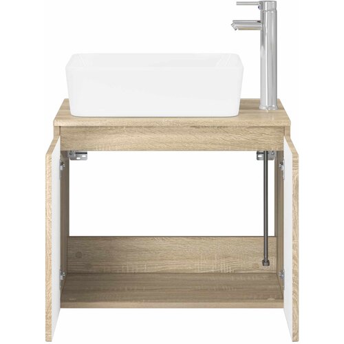  Set namje&amp;scaron;taja za kupaonicu Hrast sonoma Konstruirano drvo Smeđa 62,5 x 44,5 x 50 cm Slike