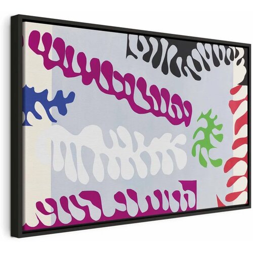 Slika - Henri Matisse – Lagoon I (from Jazz) 60x40 U crnom drvenom okviru Cene