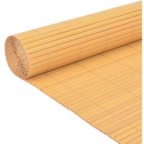 vidaXL Dvostrana vrtna ograda PVC 150x500 cm Siva Žuta Plastika 150x300 cm Cene