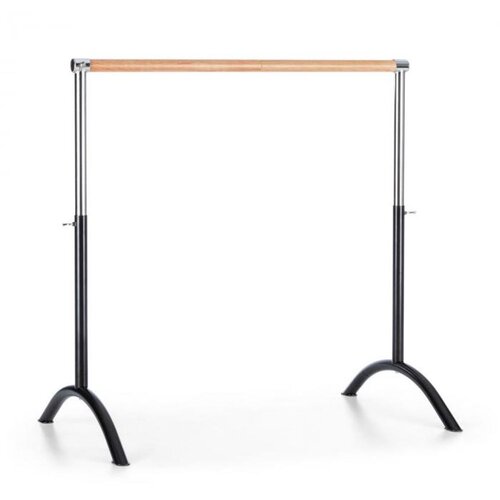 Klarfit BAR LERINA, ČRNA, BALETNI DROG, 110X113 CM, PRENOSEN, NASTAVLJIV PO VIŠINI, JEKLO Cene
