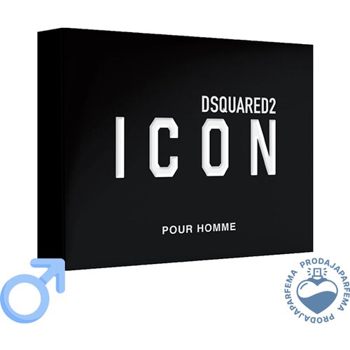 DSQUARED&amp;sup2; Icon Pour Homme Set (100ml EDP + 10ml EDP + neseser) Slike