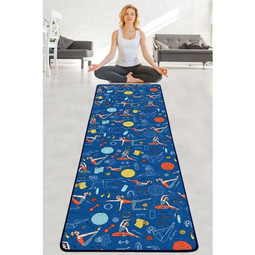  Prostirka za jogu Be Active, 60x200cm, Šarena Cene