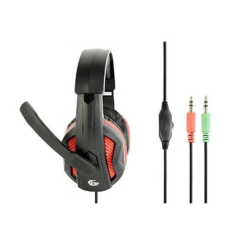  Slu&scaron;alice sa mikrofonom GEMBIRD gaming, volume control, matte black, GHS-03 Cijene