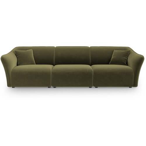 Cosmopolitan Design Zelena baršunasti sofa 292 cm Tokyo – Cijene