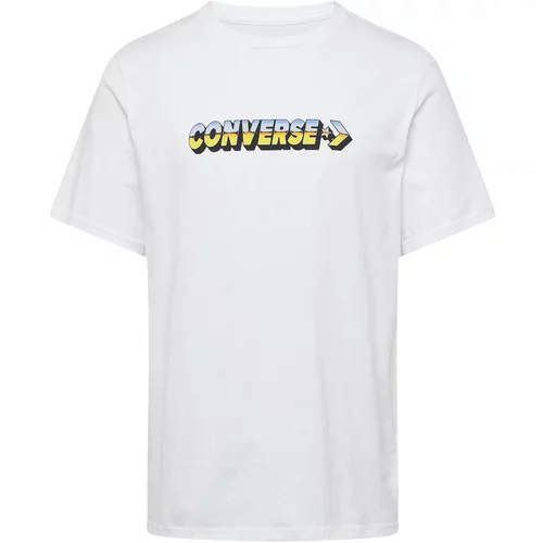 Converse Majica svijetloplava / žuta / crna / bijela