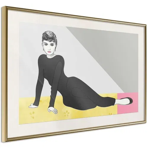  Poster - Elegant Audrey 45x30