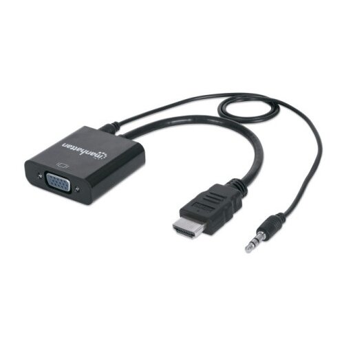 Manhattan Adapter 151559 HDMI/M - VGA/F + Audio Cene