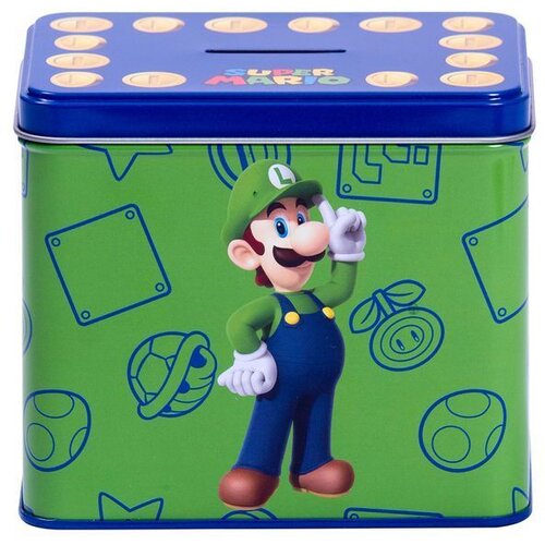 Nintendo Super Mario Bros Luigi Mug + Money box set Slike