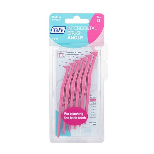 TEPE SWEDEN angle 0,4 mm interdentalna četkica promjera 0,4 mm 6 kom unisex Cijene