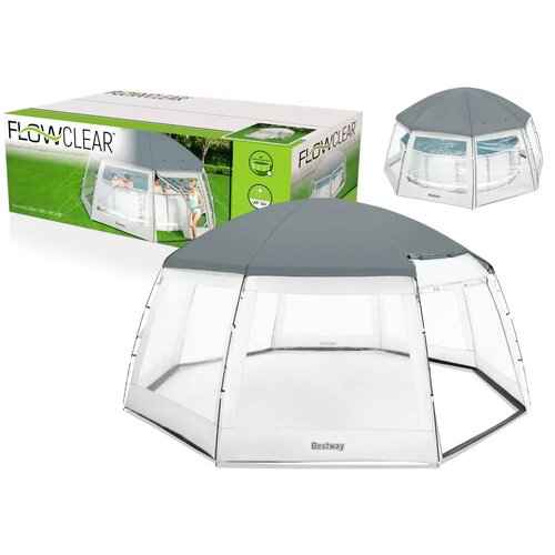 Lean_Toys &amp;Scaron;otor za bazen Gazebo 600 x 600 x 295 cm Bestway 58612 Slike
