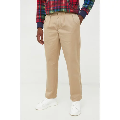 Polo Ralph Lauren Pamučne hlače za muškarce, boja: zelena, chinos kroj