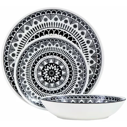 Premier Housewares 12-delni komplet keramičnih krožnikov Maie