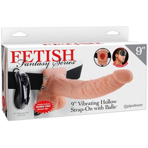 Pipedream Feti&amp;scaron; Strap-on 9 - vibrator sa straponom (prirodni) Slike
