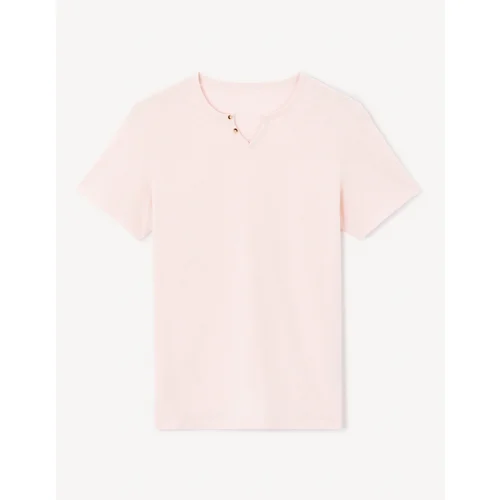 Celio Cotton T-shirt Jenecko - Men's