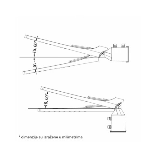  LED ULICNA SVETILJKA RA-50W 6000K Cene