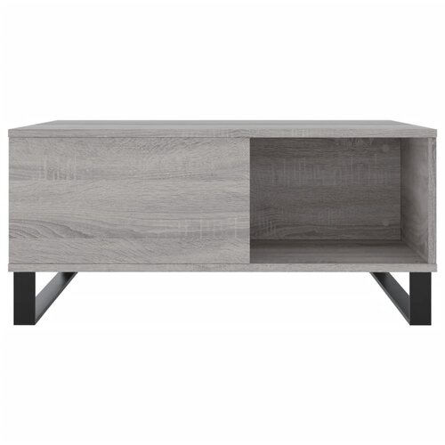  Stolić za kavu boja sivog hrasta 80x80x36,5cm konstruirano drvo Slike