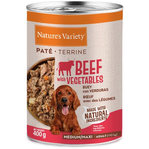 Nature’s Variety Pat&eacute; Medium/Maxi Adult - Govedina (400 g) Cijene