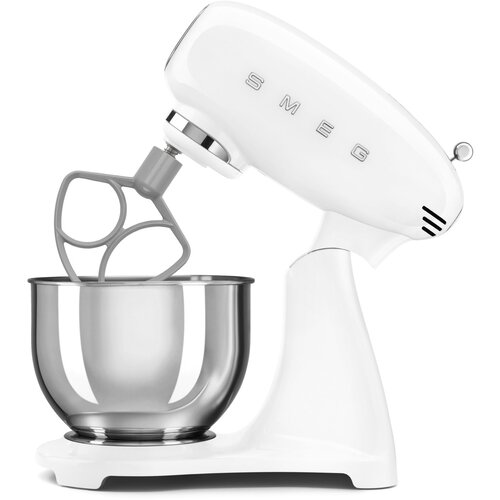 Smeg SMF05WHEU Kuhinjski stroj bel v W, stilu 50-ih let, 1000 4,8 litrski za in posoda me&amp;scaron;anje dodatki Slike