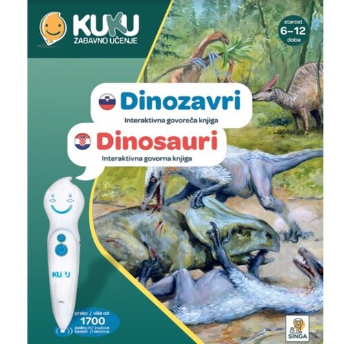 Kuku interaktivna knjiga Dinozavri (brez pisala) Cene