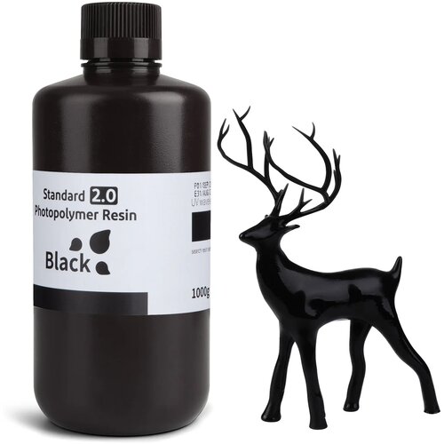 Elegoo Standard Resin 2.0 1,000g Black Cene